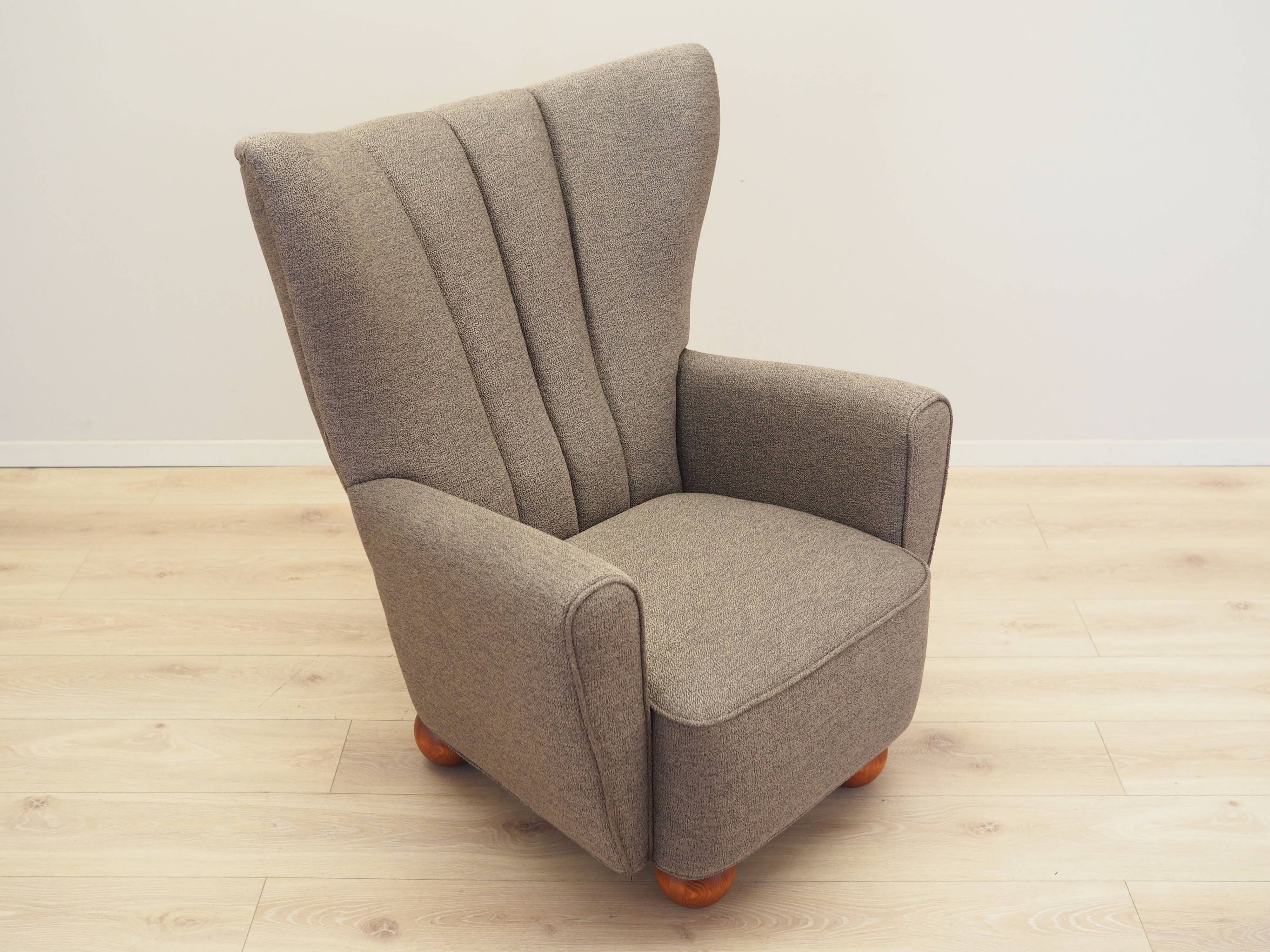 Fauteuil lounge, design scandinave, production : Danemark