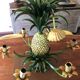 Vintage 1950s pineapple chandelier by Maison Charles.