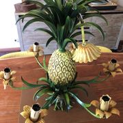 Vintage 1950s pineapple chandelier by Maison Charles.