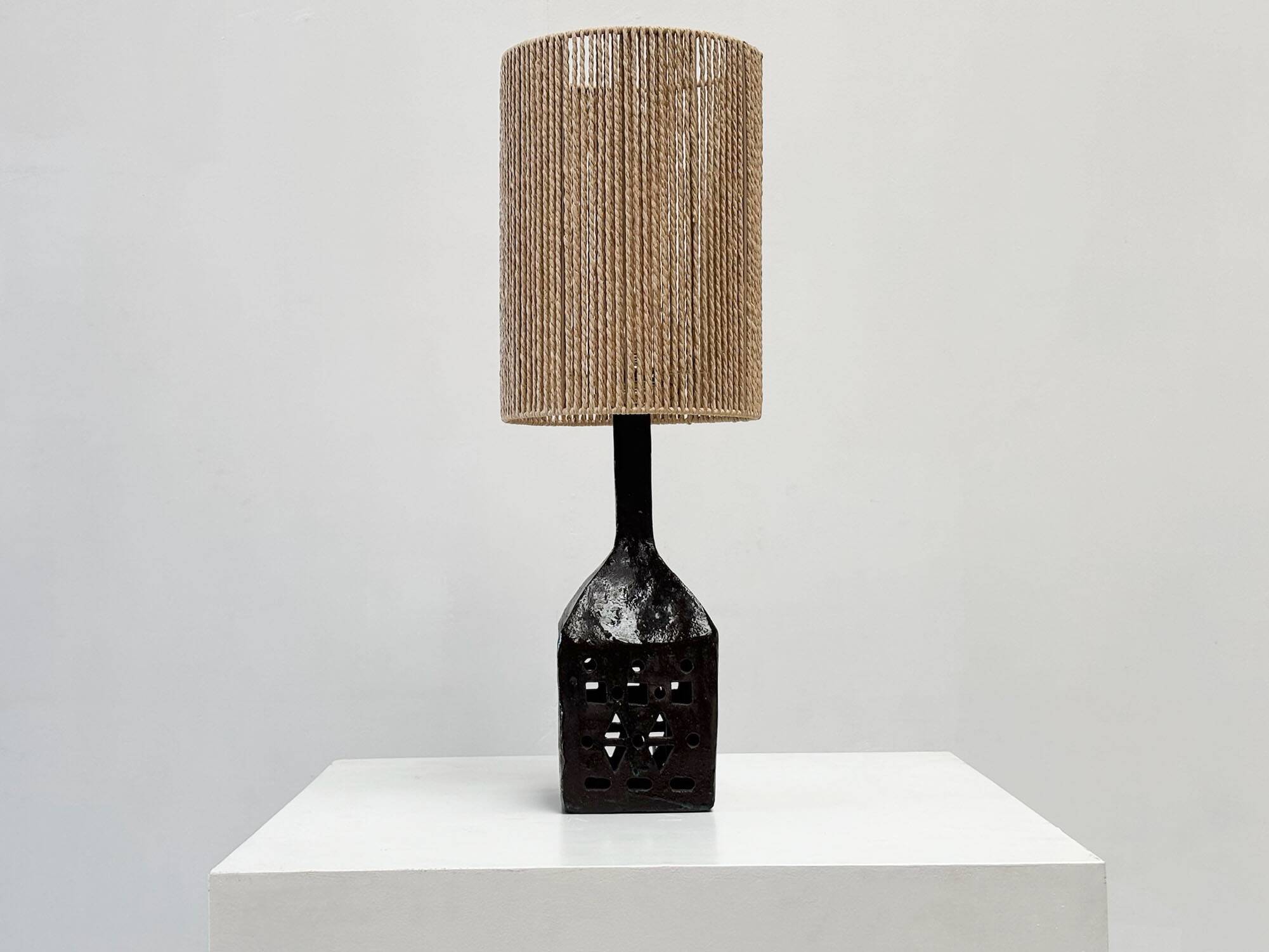 Pair of Sun serie table lamps by Søholm for Bornholm