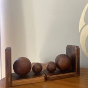 Pair of spherical bookends