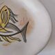 Modernist plate with stylized fish – 1950s ceramic