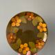Set of 14 vintage flat plates MBFA Pornic, model "Candice"