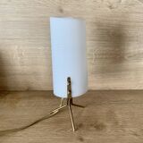 Lampe trépied en laiton, années 1950