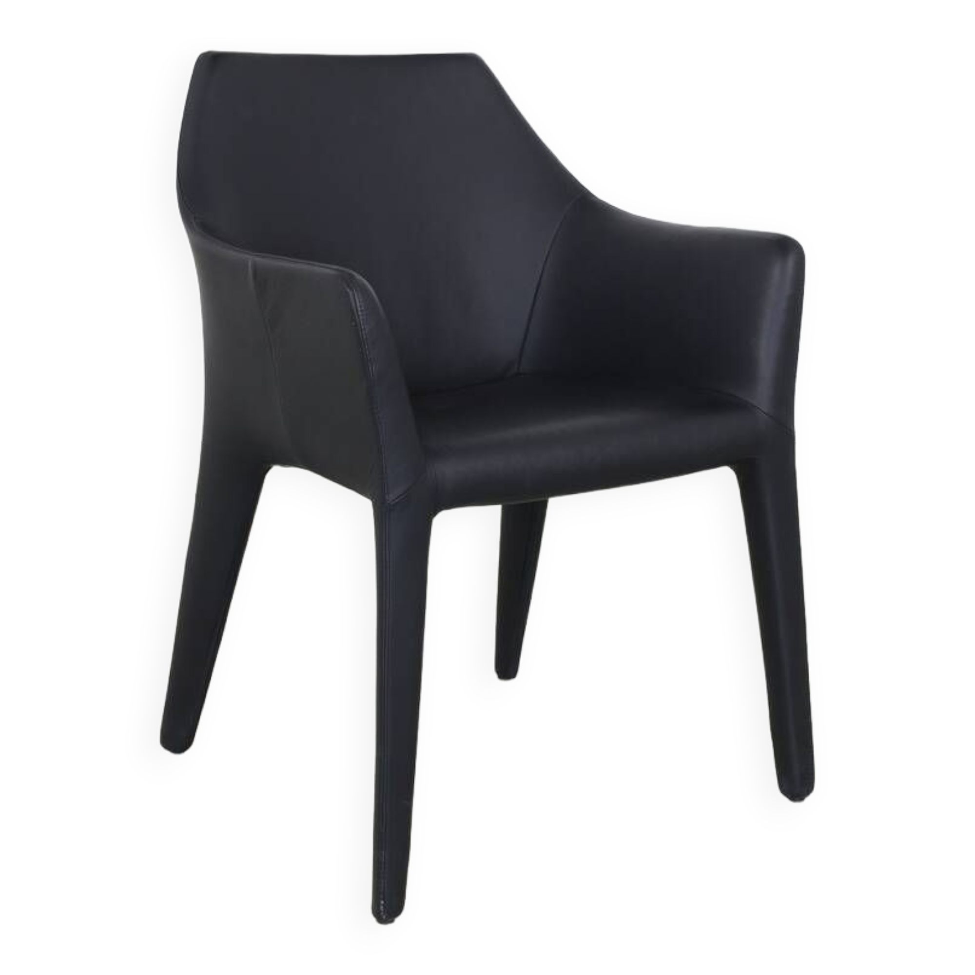 Leather Armchair “Tip Toe Arms” by Bonaldo Italy