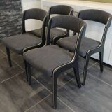 Set of 4 Baumann Gondola chairs, 1970s