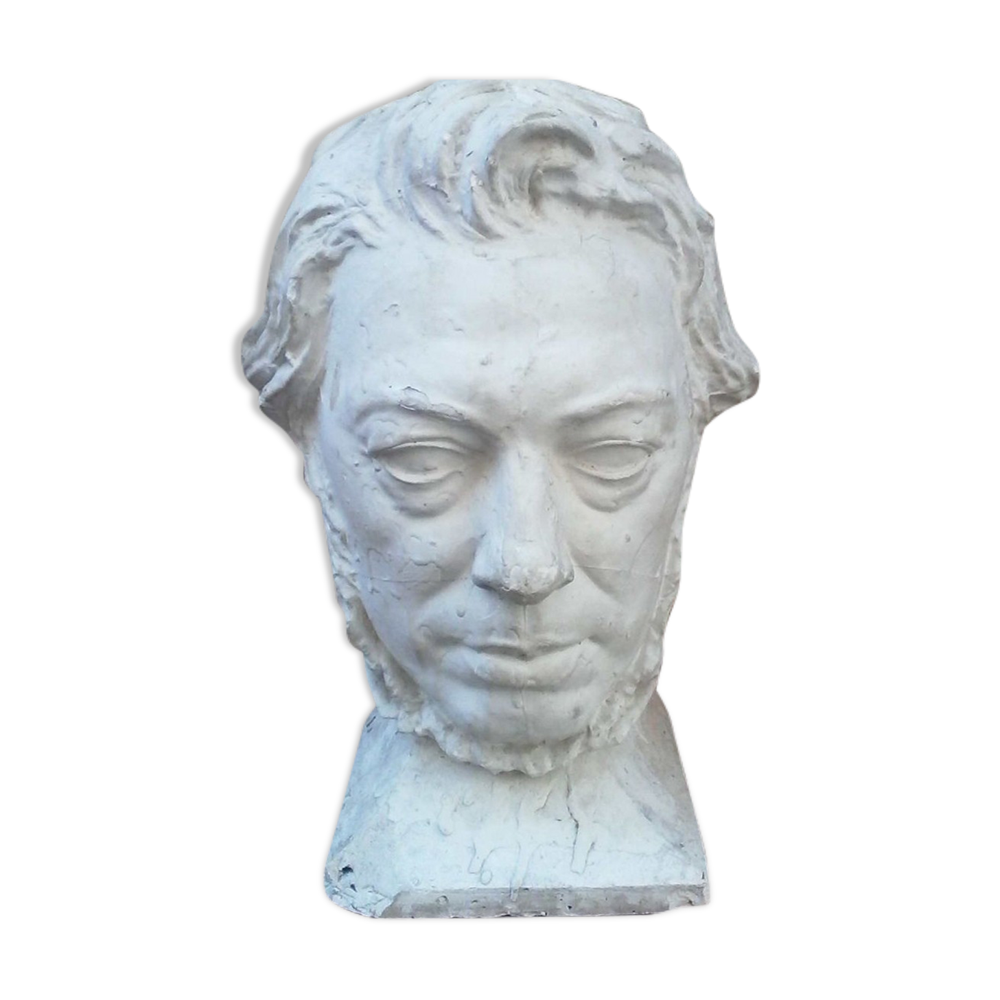 Vintage plaster head