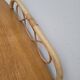 1950 vintage rattan dressing table with sun mirror
