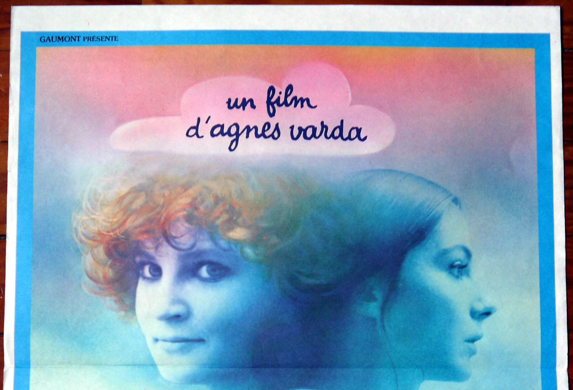 Original cinema poster "L'une chante l'autre pas" by Agnès Varda