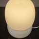 Lampe a poser tchèque en opaline blanche et laiton 1960