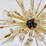 Grand Sputnik chandelier Metropolitan Opera in crystal and brass J.L. Lobmeyr