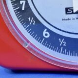 STUBE - Vintage red enameled metal kitchen scale in its original box - Force 10