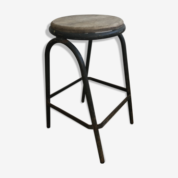 Tabouret haut de style industriel