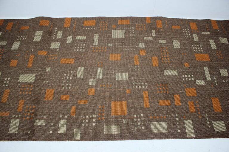 Midcentury Design Geometric Carpet / Rug, 1960s