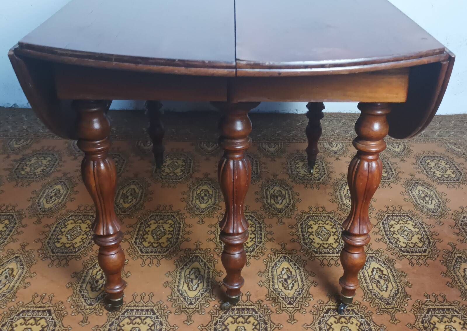 Louis Philippe period walnut table