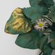 Ceiling lamp or wall lamp with painted metal foliage, ear of wheat. Year 70 80