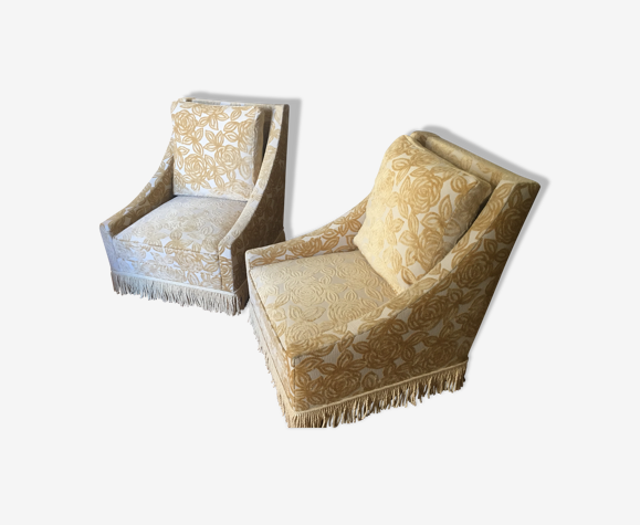 Paire de fauteuils tapissier