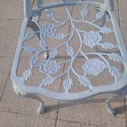 Aluminium cast chair