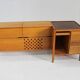 Vintage sideboard 1960s Italy attributed to Carlo Scarpa Anfodillo execution