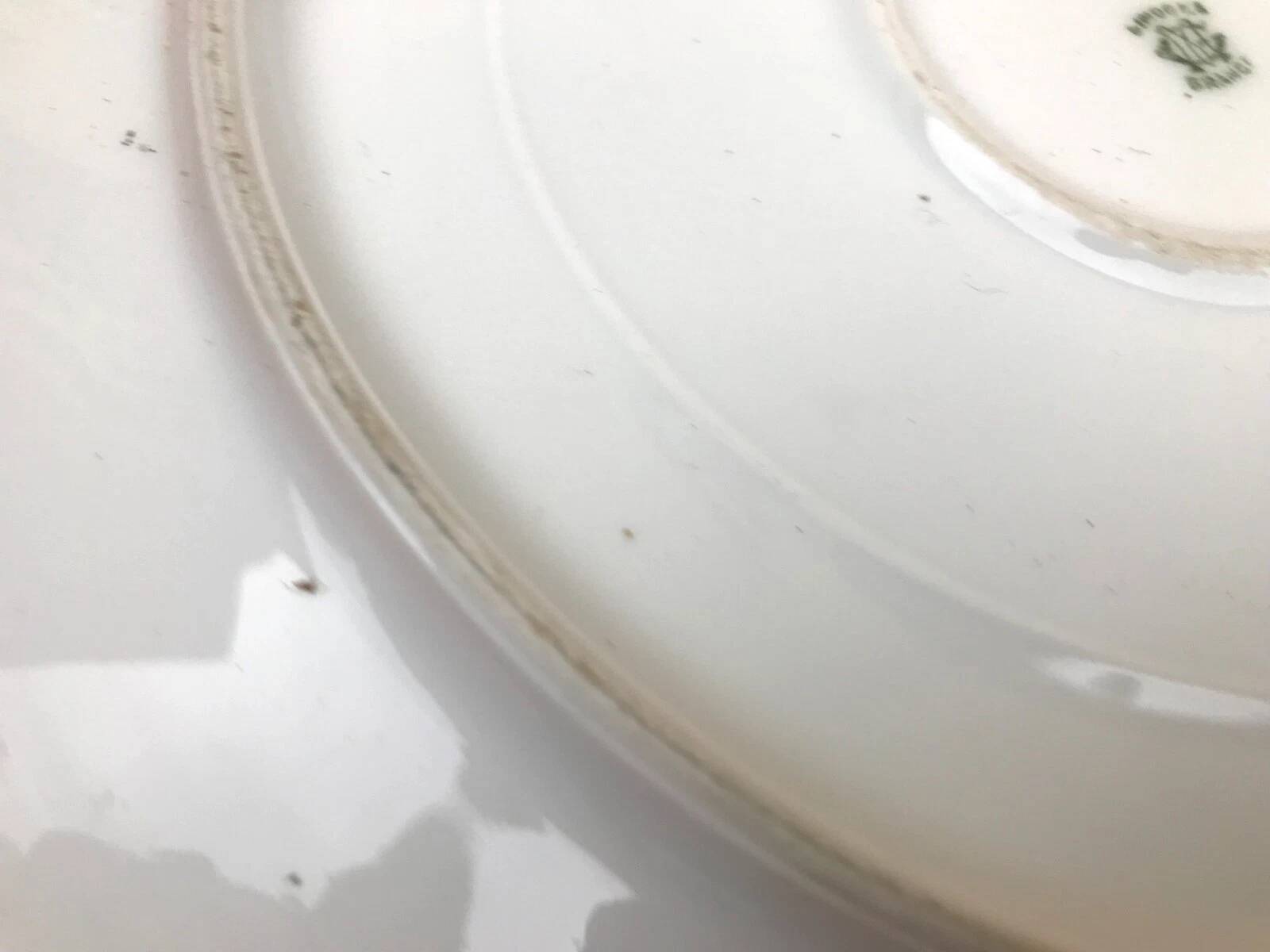 Art Deco 1920s Limoges Porcelain Plate MG (Mavaleix and Granger)