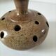 Flower vase in stoneware, signed