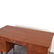 Mid-Century Modern Danish Teak Executive Desk, 1960s