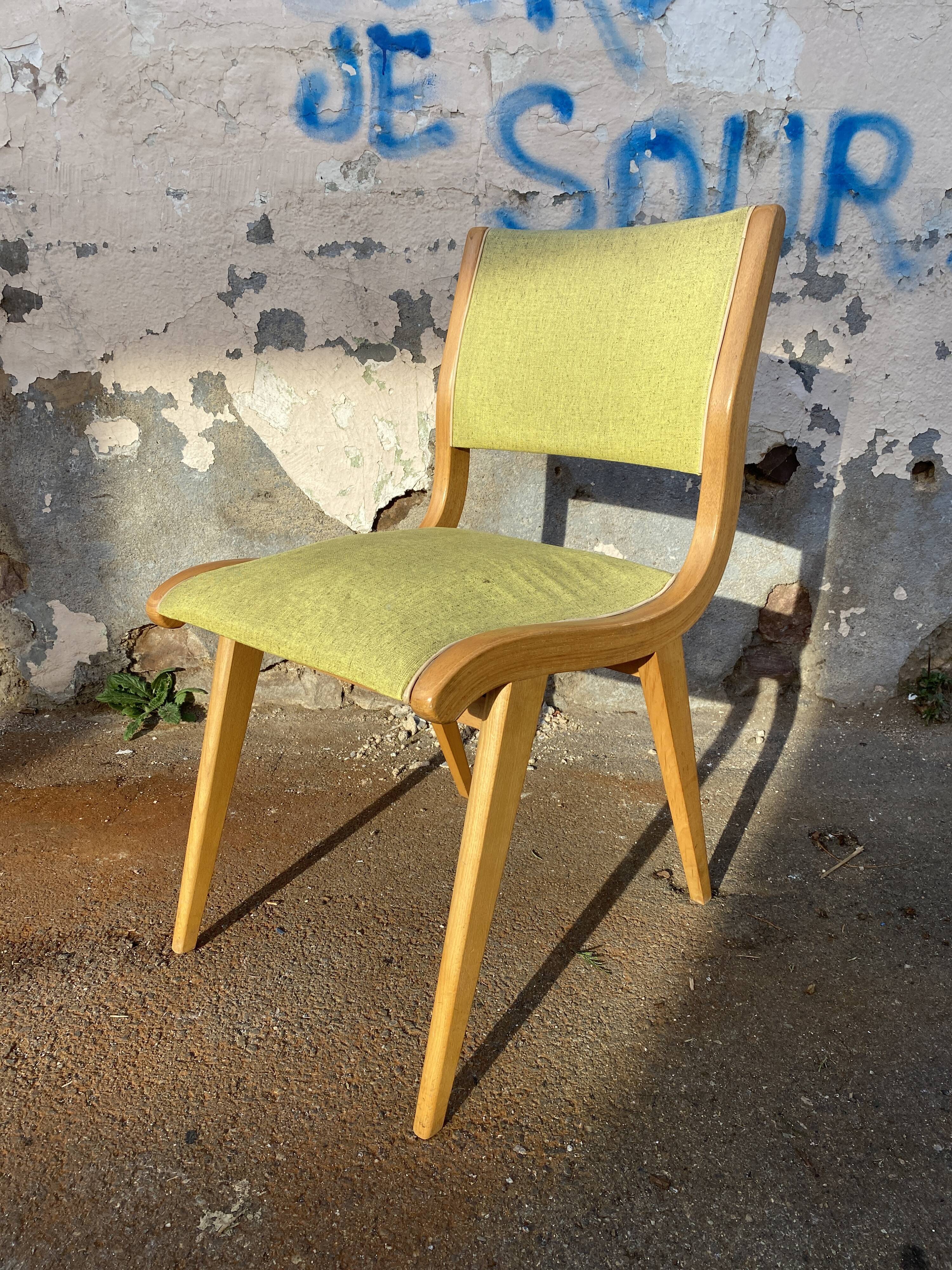 Suite of 6 chairs 70s