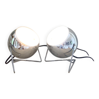 Pair of “Eye-ball” spirit lamps