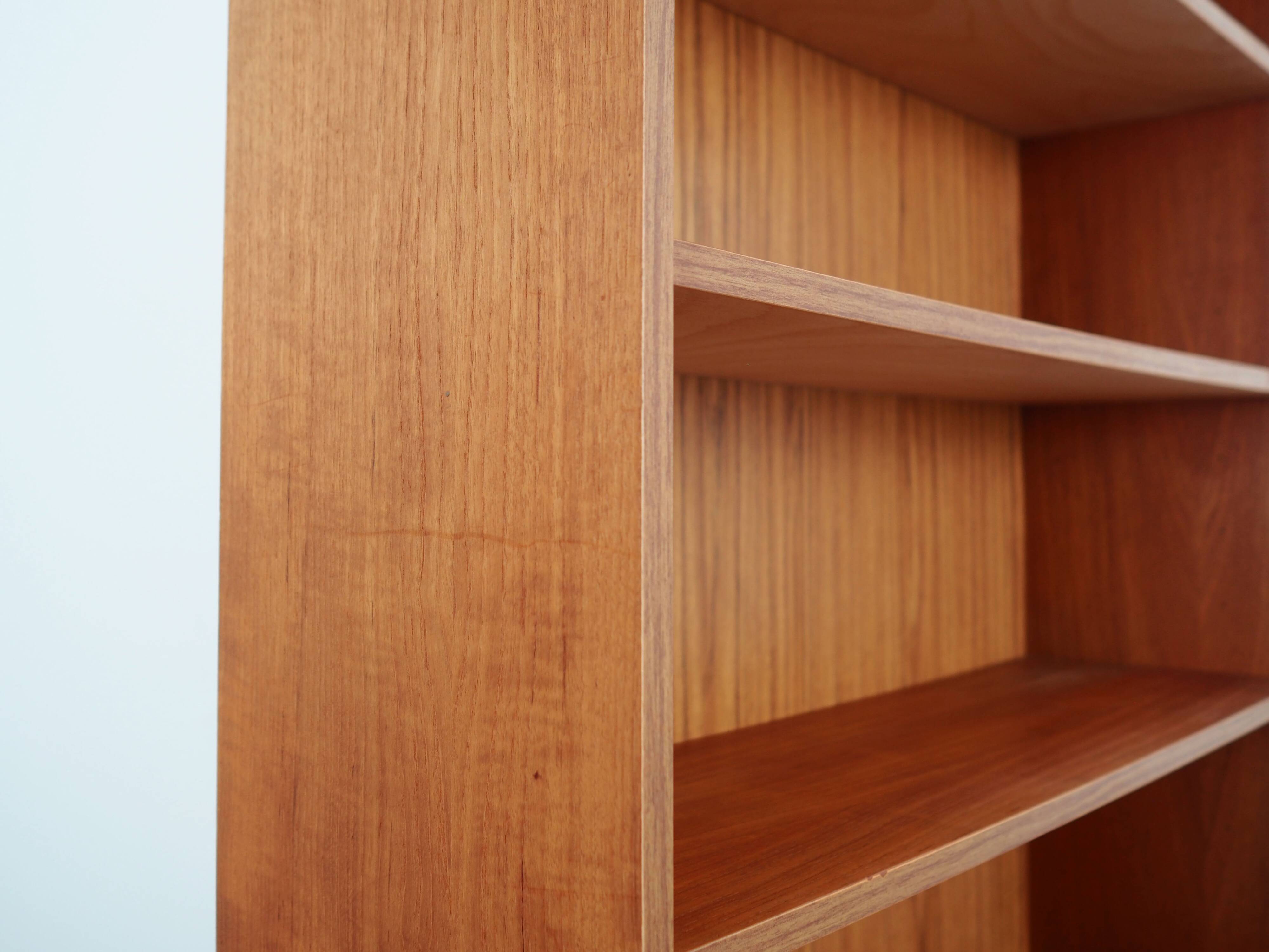 Teak bookcase, Danish design, 1960s, production: Denmark