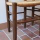 6 straw farm chairs