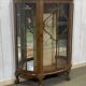 English display cabinet from the 1950s in walnut