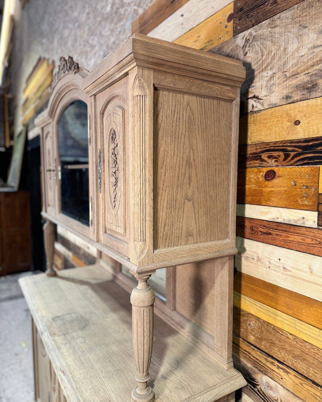 Antique oak sideboard