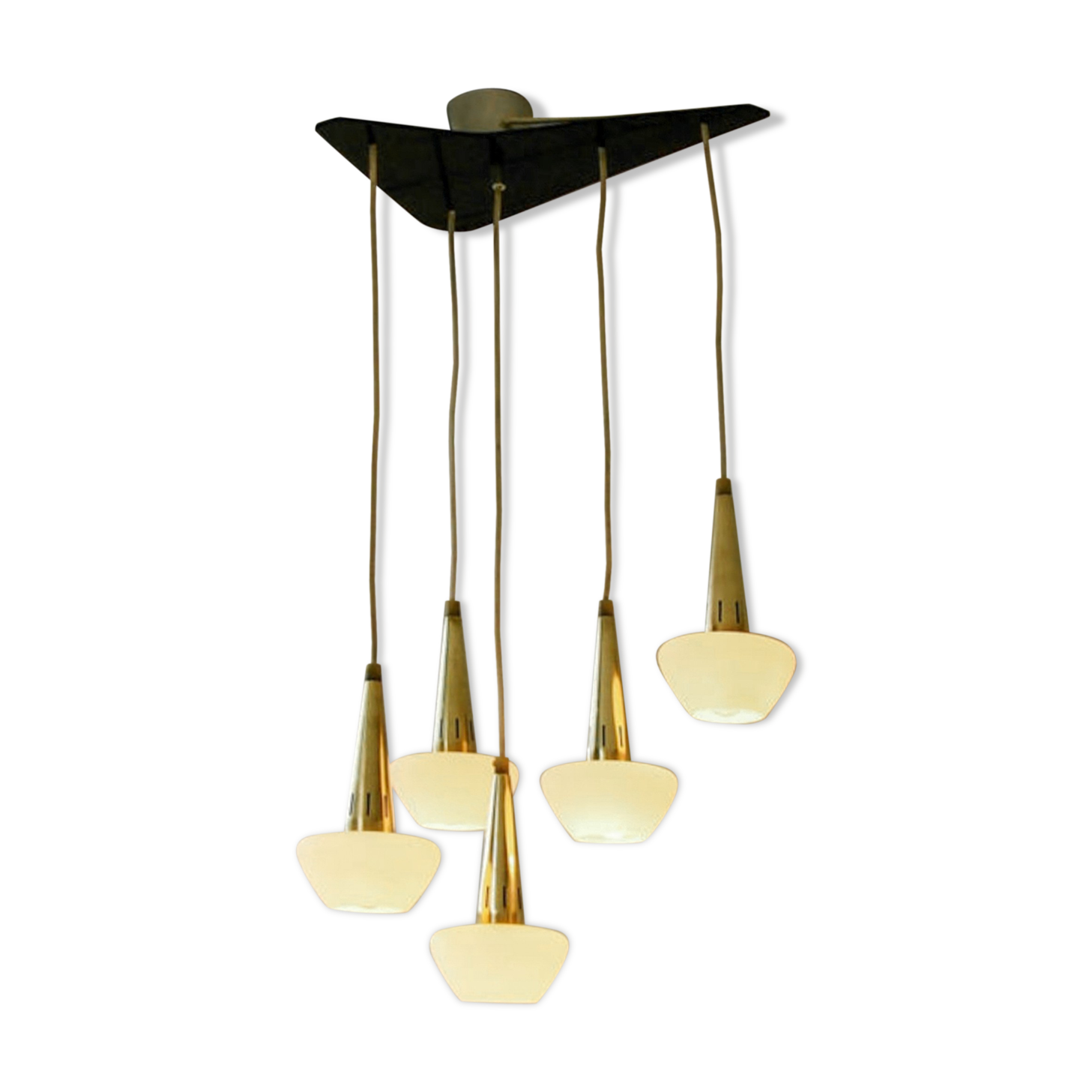 Cascade chandelier 50s