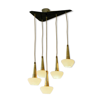 Cascade chandelier 50s