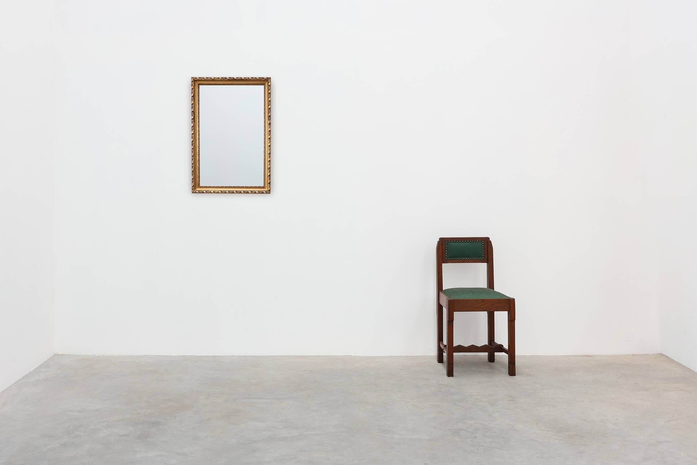 Miroir néoclassique en bois doré, Belgique, vers 1900