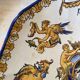 Renaissance decorated earthenware salad bowl from Gien.