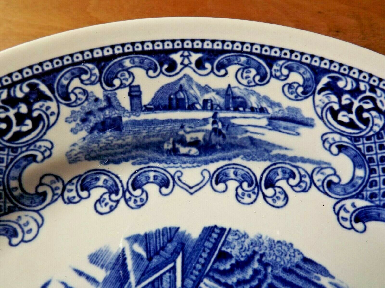 Set of 6 Dinner Plates Dutch Royal Sphinx Maastricht Cambridge Old England 3585