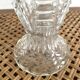 Paire de vases vintage en verre moulé