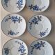 Service of cups and milk jar in fine porcelain from Limoges Art Deco