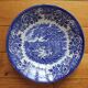 3 Broadhurst Staffordshire English earthenware calotte plates