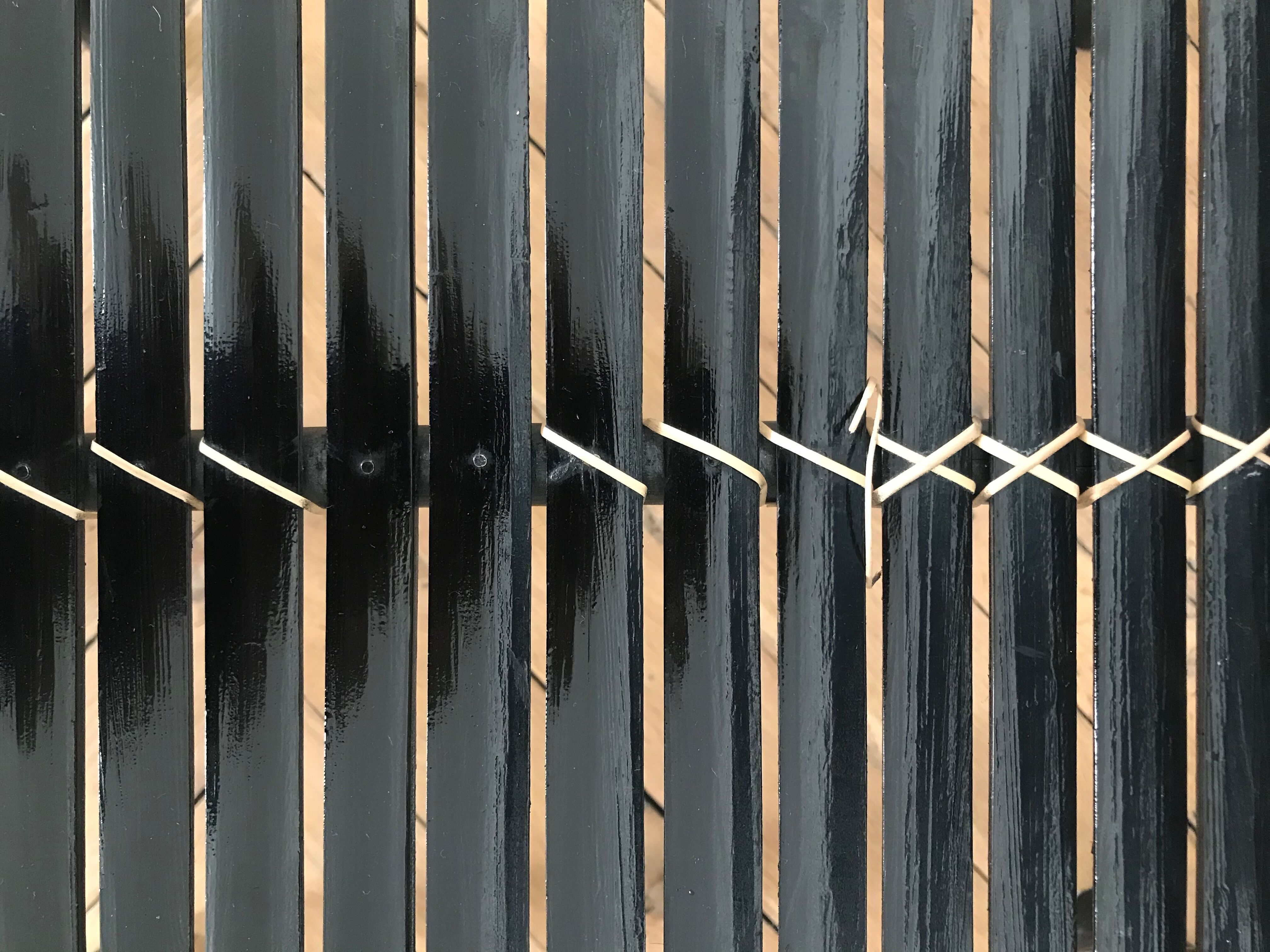 PAIR OF BAMBOO AND CHROME ARMCHAIRS, 1970's