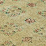 Turkish Anatolian Handmade Vintage Rug 210 cm x 117 cm