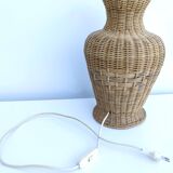 Vintage rattan lamp