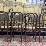 Set of 4 caned chairs by Jacob & Josef Kohn