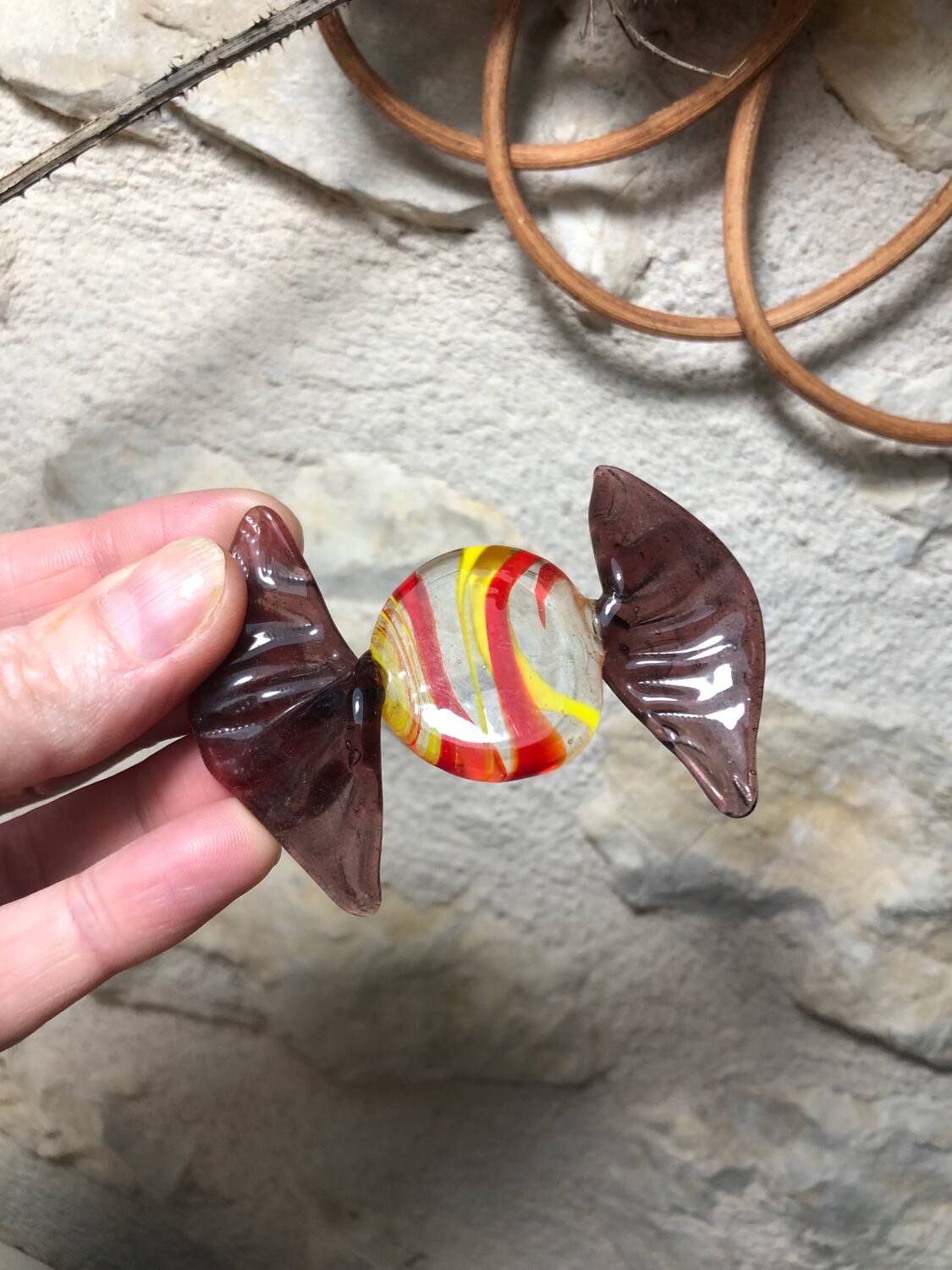 9 Murano glass candies