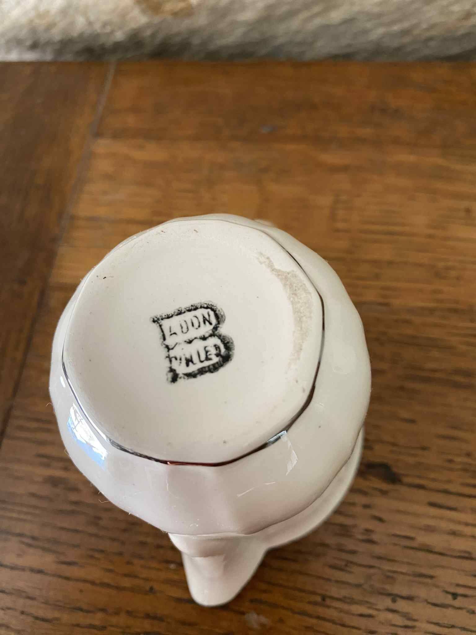 Lot of 3 Badonviller and K&G Lunéville creamers