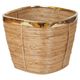 Vintage Italian style pencil holder and brass planter or basket.