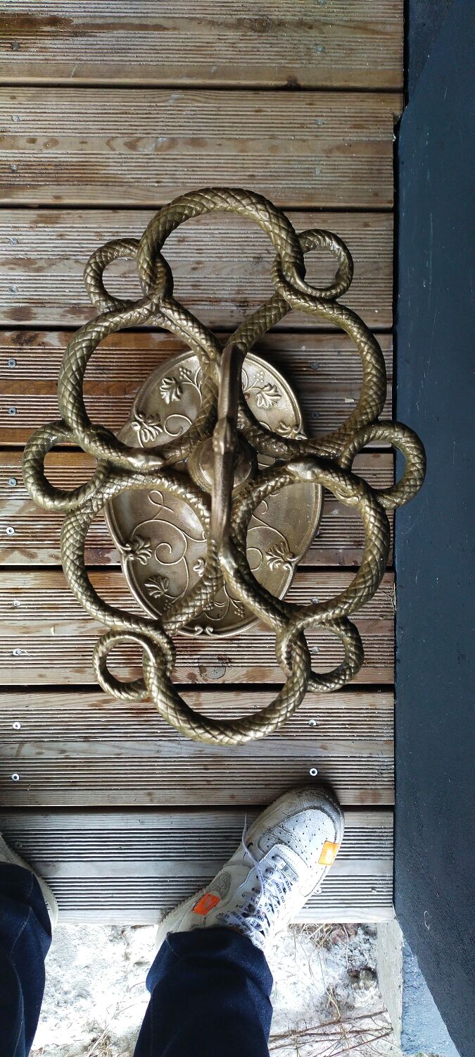 Brass umbrella stand circa 1900