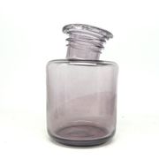 Postmodern vase, glass, designed by S. Sadowski, Poland, 1970s