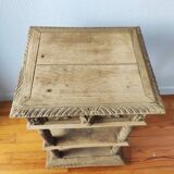 Old solid oak console Louis XIII style